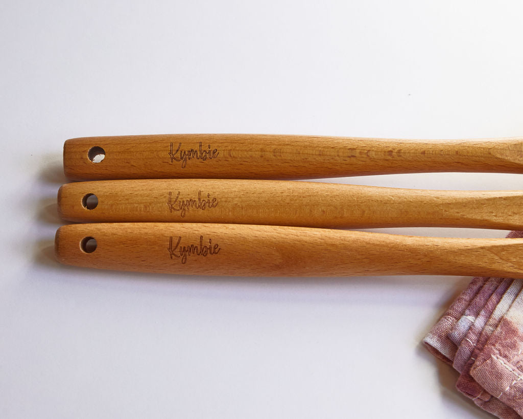 Kymbie® 3 Piece Kitchen Spatula Set: Spatula, Pastry, & BBQ Brush