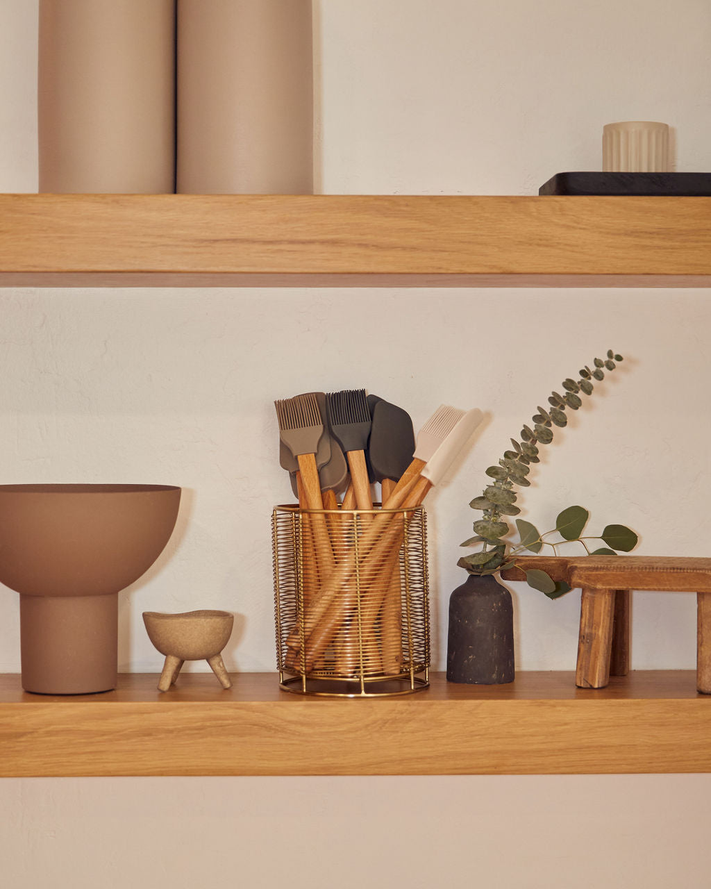 Kymbie® 3 Piece Kitchen Spatula Set: Spatula, Pastry, & BBQ Brush