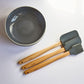 Kymbie® 3 Piece Kitchen Spatula Set: Spatula, Pastry, & BBQ Brush