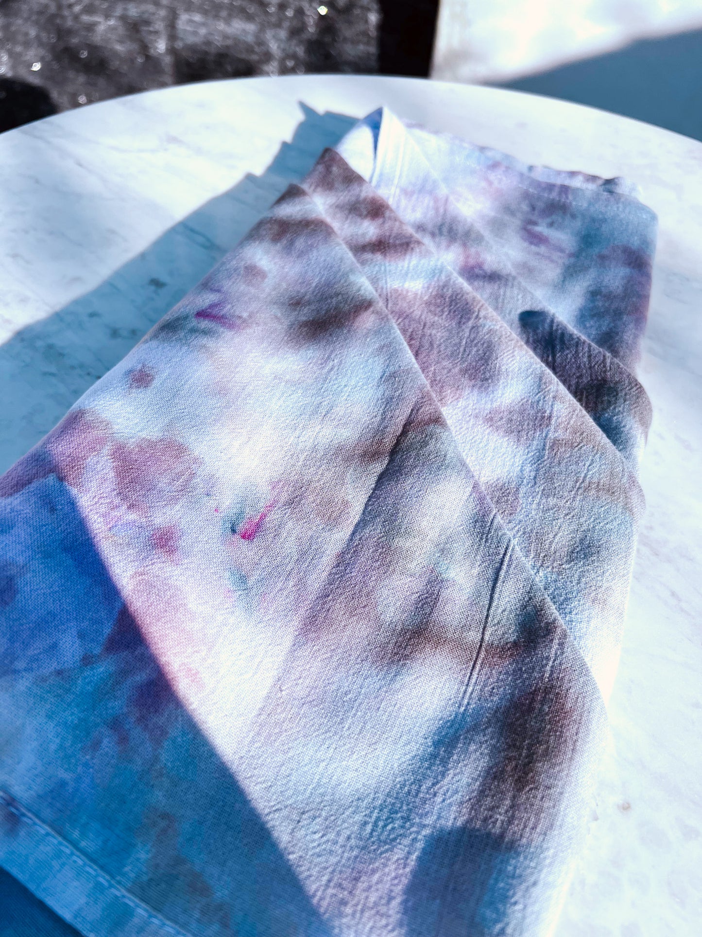 Bakerista x Vulcan + Ice Exclusive: Pair of Ice Dyed Kitchen Towels + 3-piece Neutral Aesthetic Spatula Set